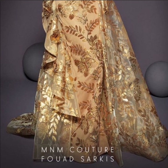 NWT MNM COUTURE FOUAD SARKIS GOWN 2463 - STUNNING! - Picture 6 of 8